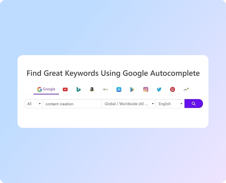 Google Keyword Planner