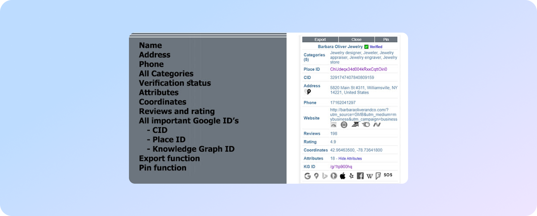 Розширення Chrome - PlePer Local SEO Tools