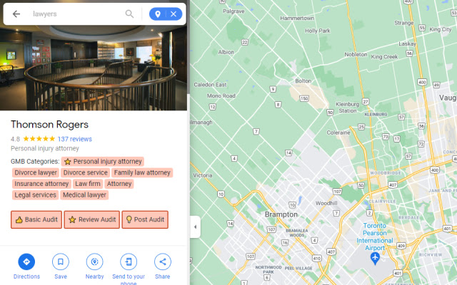 GMB Everywhere (розширення Chrome) - аудити, відгуки, Google Posts і Google Maps