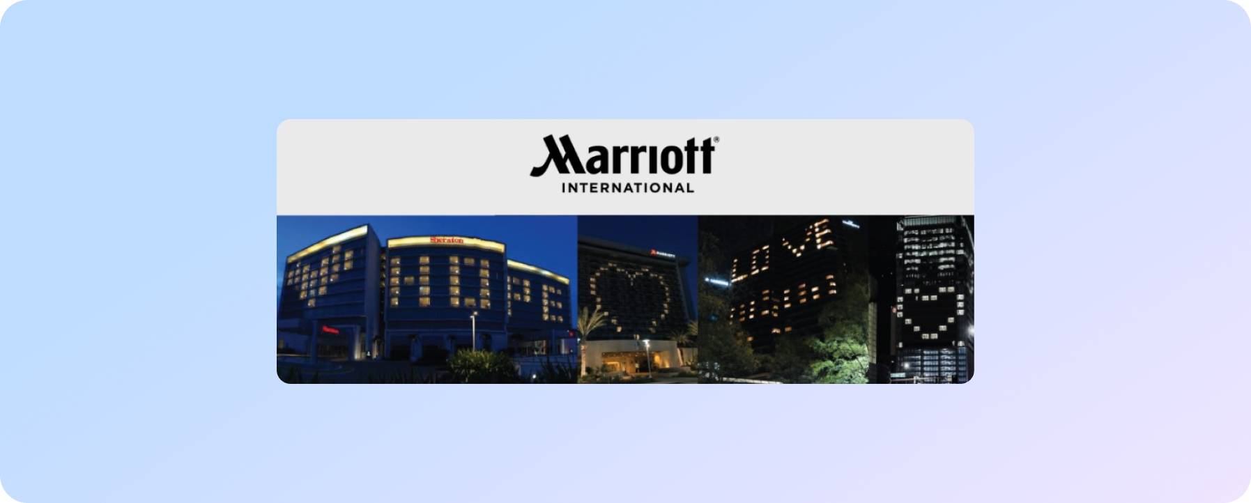 готель Marriott щовечора запалює вогні