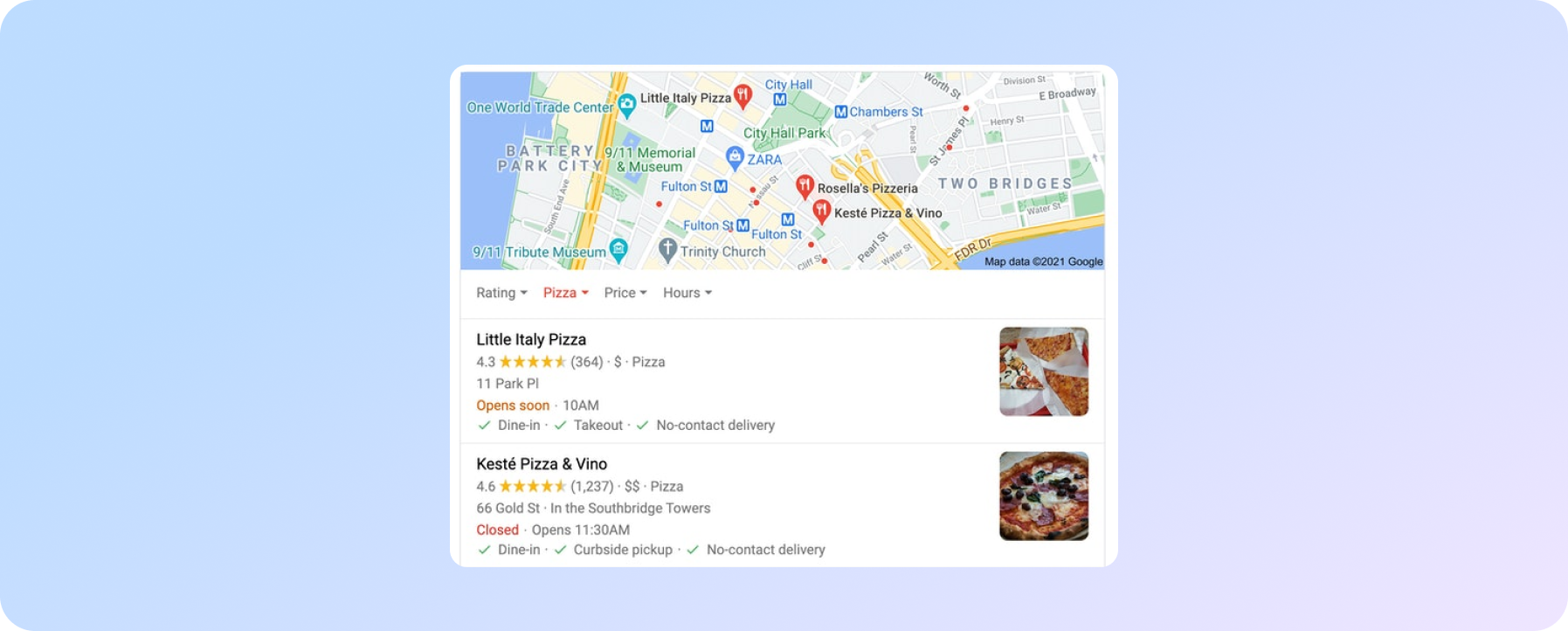 Google Local Pack/Local Finder